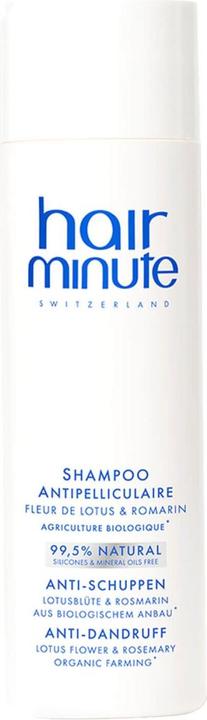 Body Minute HAIR'minute Shampoing Anti-Pelliculaire Rosmarin-Lotus (200 ml, Flüssiges Shampoo)