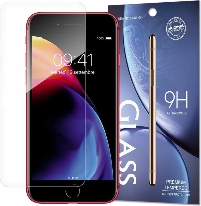 Produktbild Hurtel Tempered Glass Panzerglas Schutzglas 9H fÃ¼r iPhone SE 2020 / iPhone 8 / iPhone 7 (1 Stück, Apple iPhone SE (3rd Gen), Apple iPhone SE (2nd Gen), Apple iPhone 8, Apple iPhone 7)