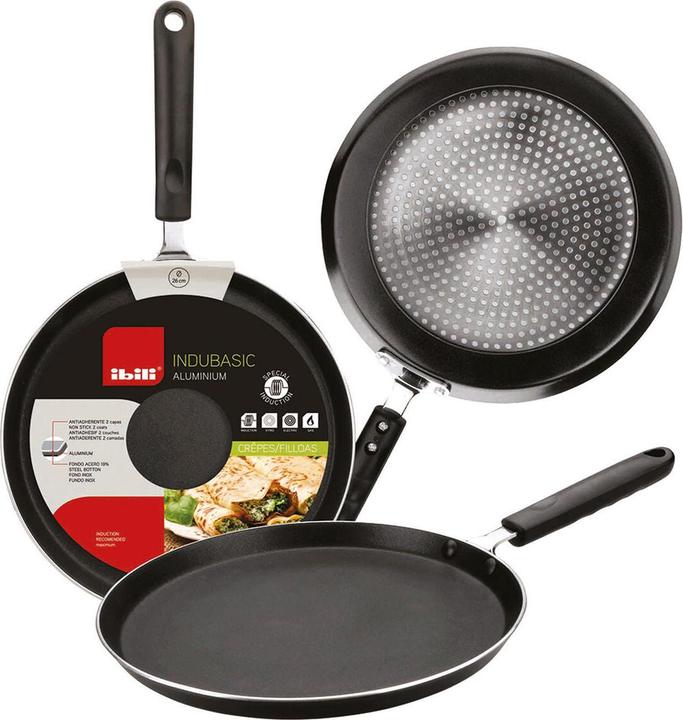 Produktbild Ibili Crepespfanne Indubasic 23 cm Perfekt zum Zubereiten von Crepes und Eierkuchen