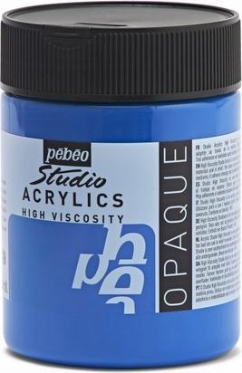 Image du produit Pebeo Acrylique fine Studio Acrylics (Bleu cyan primaire, 500 ml)