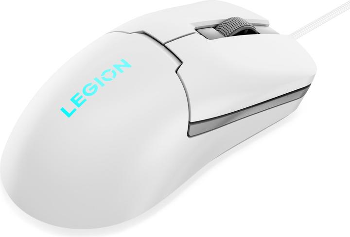 Actual product image Lenovo Accessories Legion M300s RGB Gaming Mouse (Glacier White) (Cable)