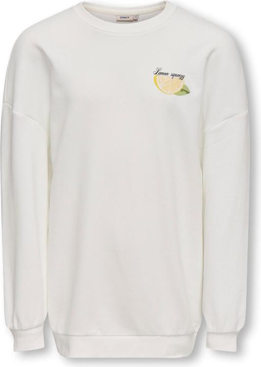 Only Locker geschnitten Rundhals Junior Tief angesetzte Schulter Sweatshirt Sweatshirt
