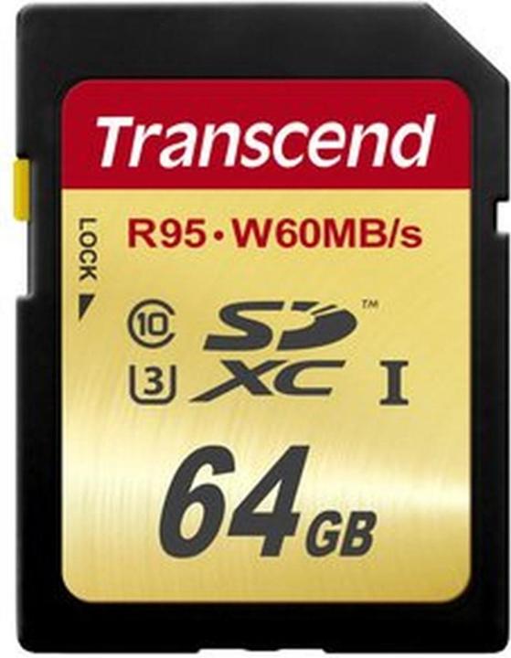 Transcend SDXC Ultimate U3 (64 GB, SDXC, U3, UHS-I)