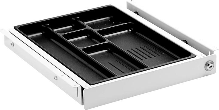 Actual product image TecLines TUS015W Pull-out underbench drawer S incl. lock, white