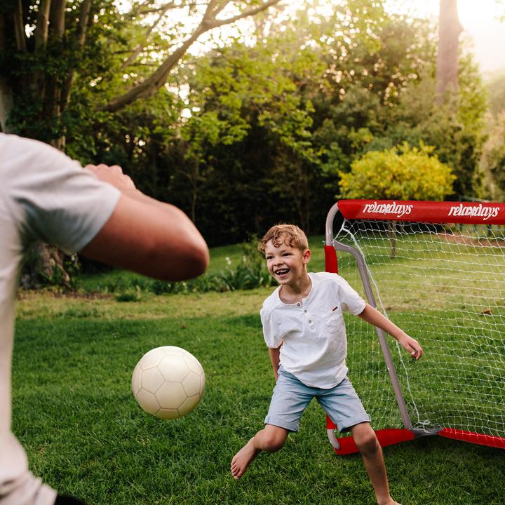 Actual product image Relaxdays 2x soccer goal