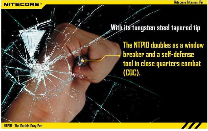 Image du produit Nitecore Stylo en titane (Argent)
