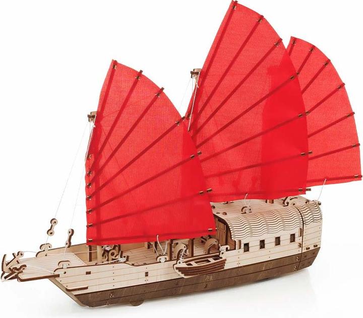 Image du produit Eco Wood Art Kit de maquette 3D en bois - Ancien voilier asiatique (Djong)