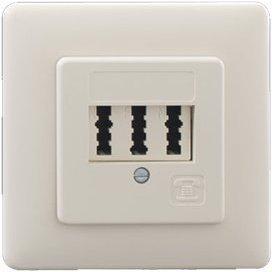 Rutenbeck TAE 3x6 NFN Up - Anschlussdose, Unterputz