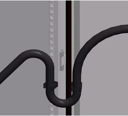 Actual product image Schneider Electric Clamp Spacial SF corrugated hose D 17mm 10 pcs.