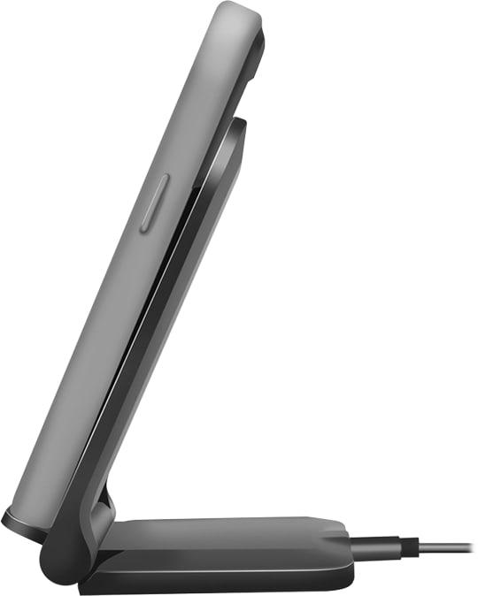 Produktbild LogiLink ZUB Smartphone Stand & WL Charger black (15 W)
