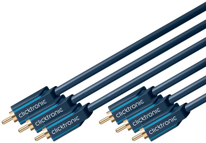 Produktbild clicktronic Component Video — Composite Video (10 m, Cinch)