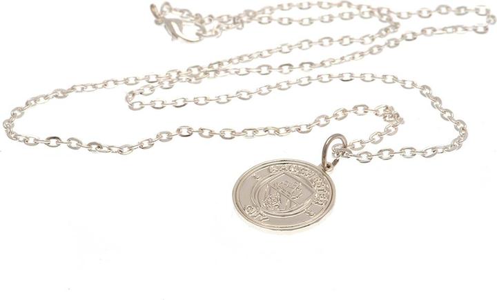 Immagine prodotto Manchester City FC Collana e ciondolo Crest placcati argento (100% materiale sintetico)