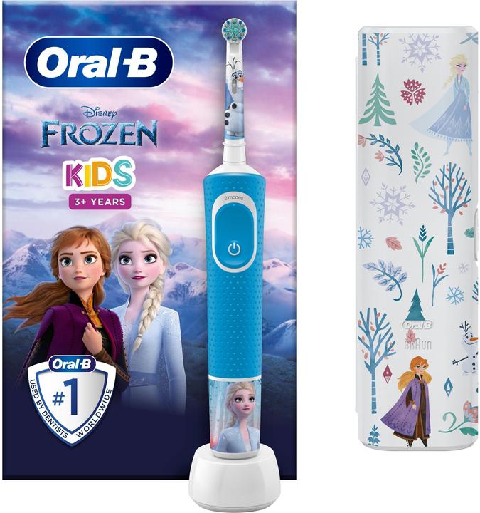 Produktbild Oral-B D100k Frozen 2 Gift Pack (Oszillierende Zahnbürste)