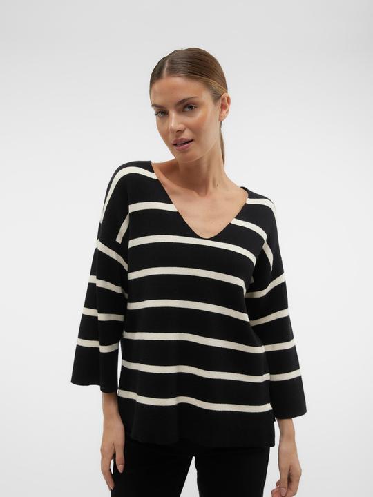 Produktbild Vero Moda V-Ausschnitt Tief angesetzte Schulter Pullover Strickpullover (XS)