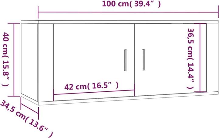 Produktbild VidaXL Elio (100 x 34.5 x 40 cm)