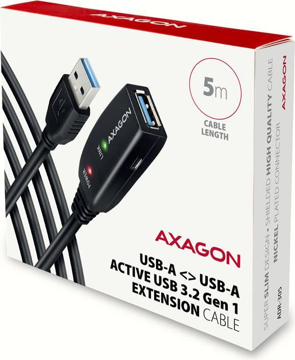 Produktbild Axagon USB A – USB A (5 m, USB 3.2 Gen 1)