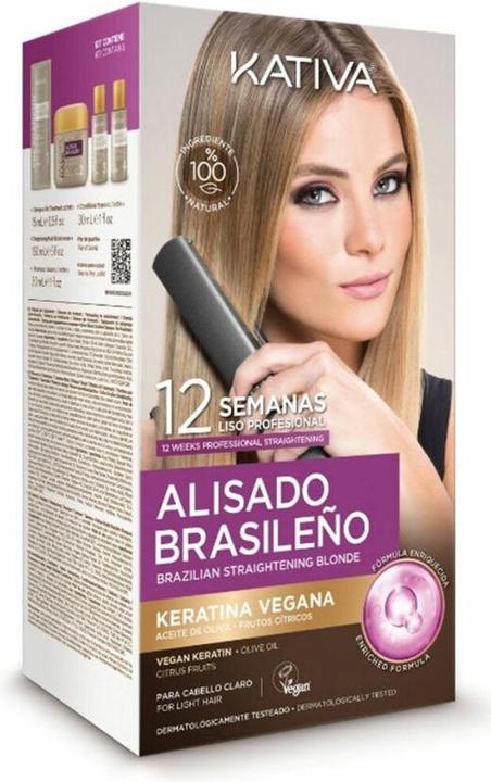 Produktbild Kativa Professionelles brasilianisches Glätten Pro Blonde Set 6-teilig (Körperlotion)