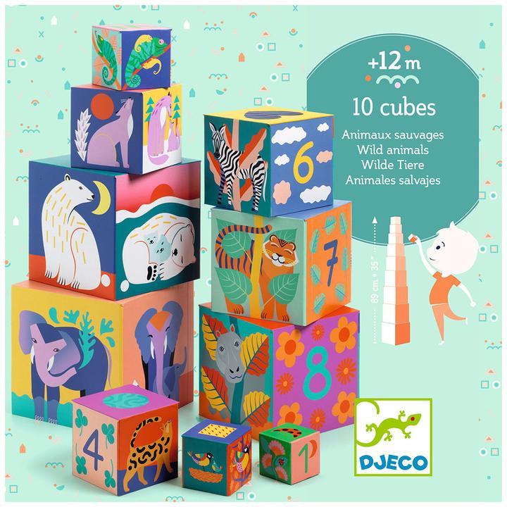 Produktbild Djeco Stapelturm Wildtiere
