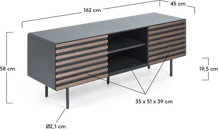 Actual product image Kave Home Kesia (45 x 162 cm)