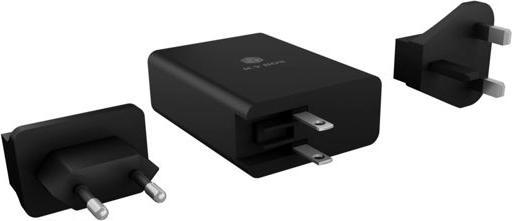 Produktbild Icy Box USB Power Delivery Netzteil, 100 Watt, 2x Type-C®, 2x Type-A, EU, UK, US Stecker (100 W)