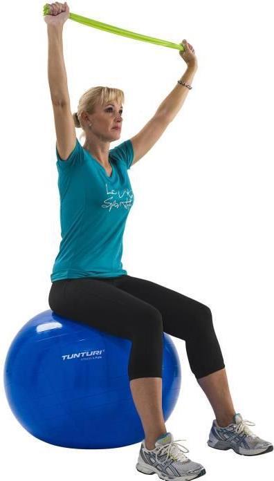 Produktbild Tunturi Resistance Band - Gummi Gymnastikband (1.20 m, Leicht)