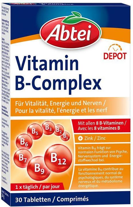 Actual product image Abtei Vitamin B-Complex Tabl (30 Piece, Pills, 500 g)