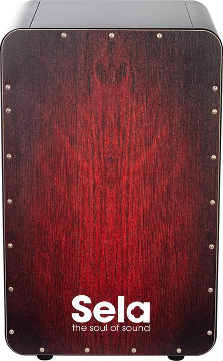 Actual product image Sela Ca Black - Red Dragon (Cajon)