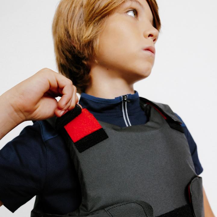 Produktbild Fouganza Reitschutzweste Kinder - 100 schwarz (146)