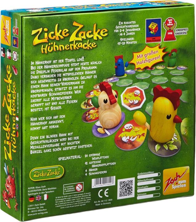 Produktbild Zoch Zicke Zacke Hühnerkacke (Deutsch)