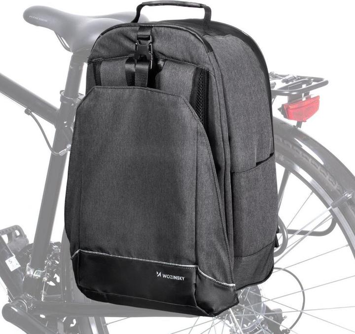 Image du produit Wozinsky Valise de vélo Sac à dos de vélo avec cadre 2en1 30l noir (WBB33BK) (30 l, Sacoche de cadre)