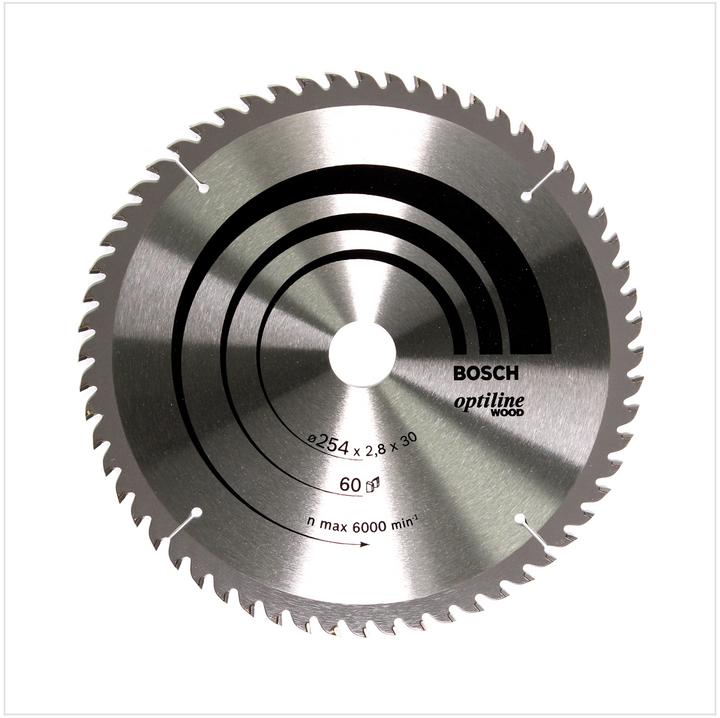 Actual product image Bosch Professional Zubehör PRO Wood circular saw blade, 254 x 2.8 x 30 mm