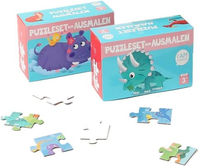 Image du produit I Am Creative Set de puzzles à colorier (20 pièces)