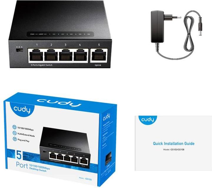 Produktbild Cudy GS105 (5 Ports)