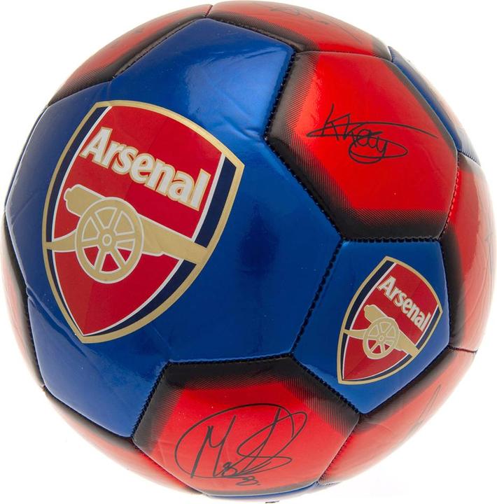 Arsenal FC Victory Through Harmony Fussball mit Unterschriften (5)