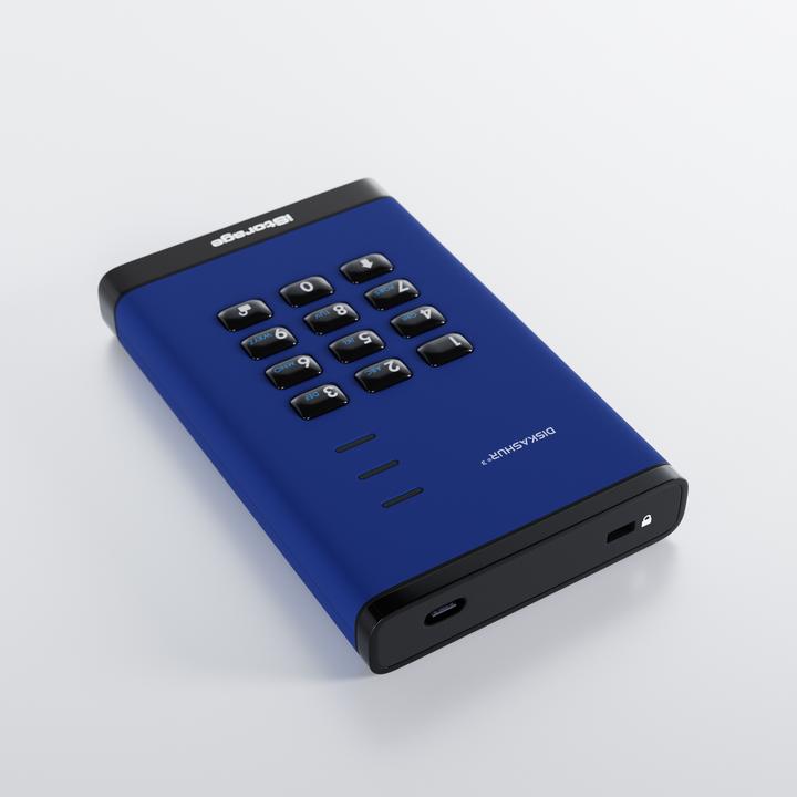 Image du produit iStorage diskAshur3 HDD 5TB - Bleu (5 To)