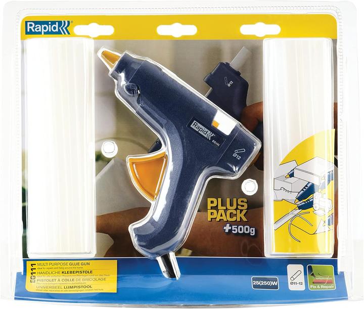 Actual product image Rapid GLUE GUN EG111 12MM AND GLUE STICK