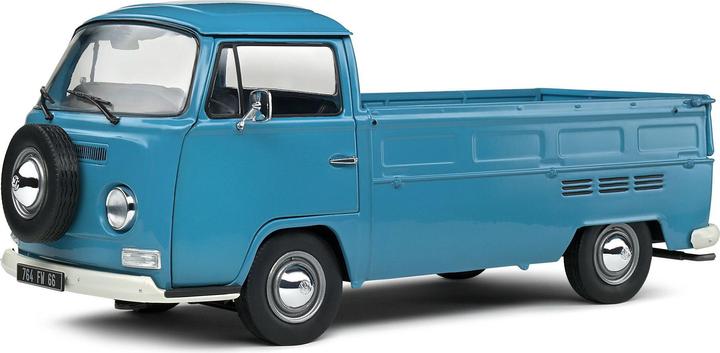 Productafbeelding Solido 1:18 Volkswagen T2 Pick up 1968 blauw