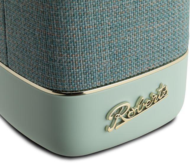 Immagine prodotto Roberts Altoparlante Bluetooth Beacon 335 - blu uovo d'anatra (15 h, Batteria ricaricabile)