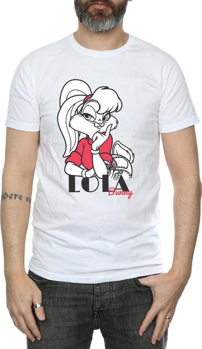 Actual product image Looney Tunes Mens Classic Lola Bunny Cotton T-Shirt (M)