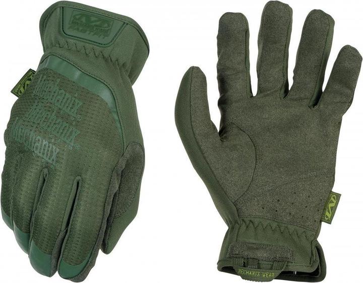 Image du produit Mechanix Wear Gants Mechanix FastFit® Olive Drab, vert size 11 / XL. Poignet gaufré, faux cuir, TrekDry®. (11, XL)