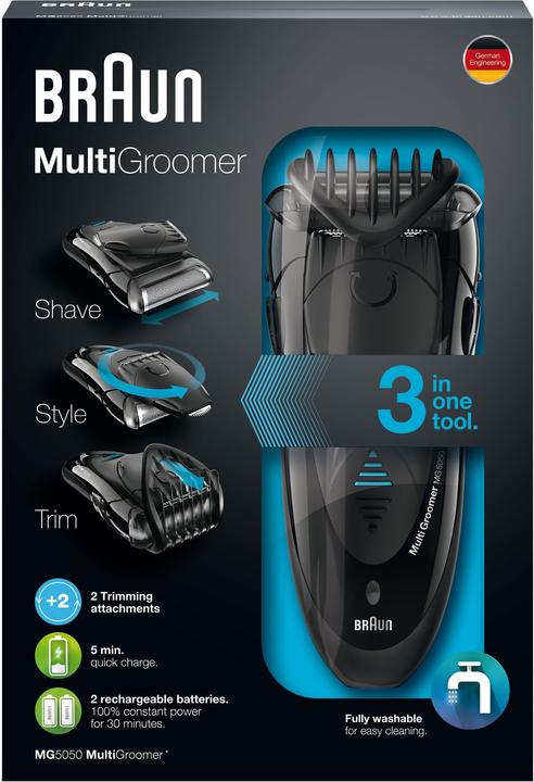 Actual product image Braun MultiGroomer MG 5050