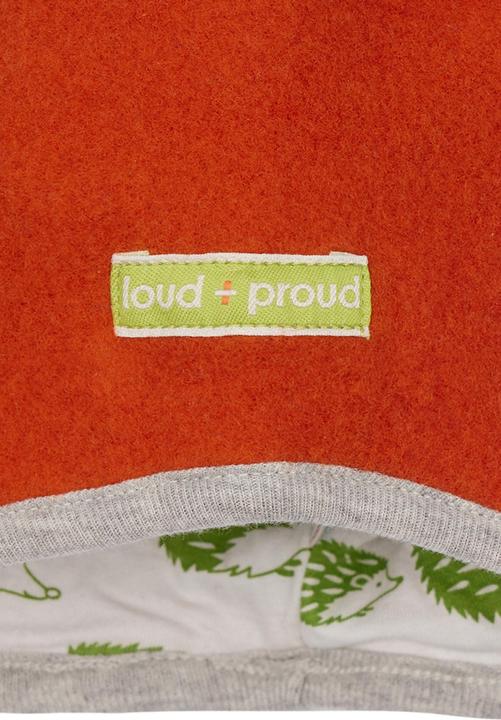 Produktbild loud + proud Mütze Wollfleece Terracotta (86/92)