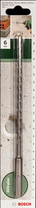 Produktbild Bosch Zubehör Hammerbohrer SDS plus D= 7 mm L= 210 mm (6 mm)