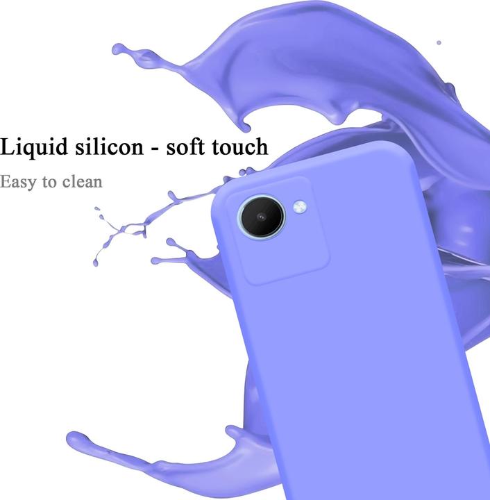 Actual product image Cadorabo TPU Liquid Silicone Case Cover for Realme C30 / Narzo 50i PRIME (Realme Narzo 50i Prime, Nokia C30)
