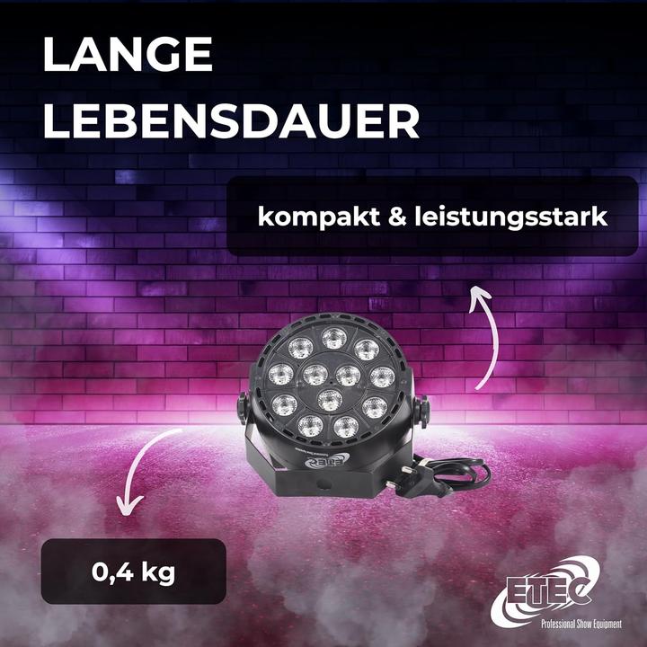 Produktbild Etec Mini LED PAR 36 Bühnen-Scheinwerfer RGBW DMX (LED)