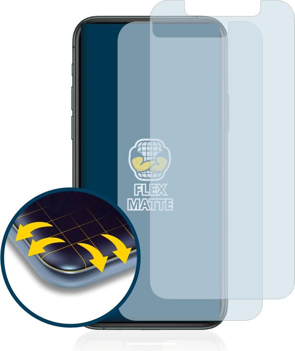 Actual product image BROTECT Full-Cover Protector Matte (2 Piece, Apple iPhone 11 Pro)