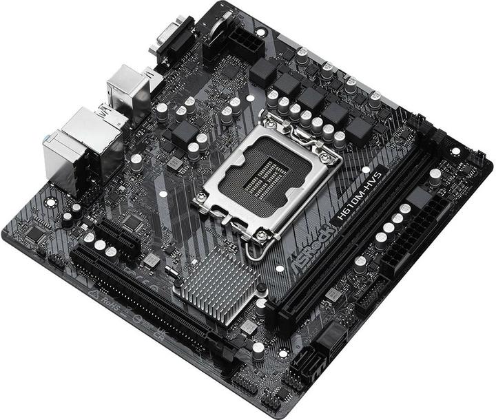 Actual product image AsRock H610M-HVS (LGA 1700, Intel H610, mATX)