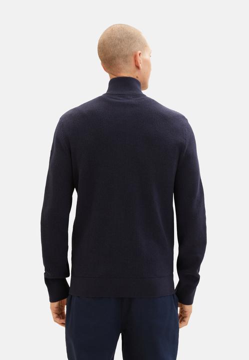 Actual product image STRUCTURE mix knit jacket knitted navy (XXL)
