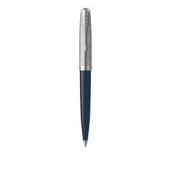 Actual product image Parker Ballpoint pen 51 Midnight C.C. M (Stainless steel, Blue, 1 x)