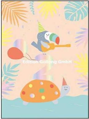Produktbild Edition Gollong Geburtstagskarte Zahlengeburtstag 2 (1 Stk.)